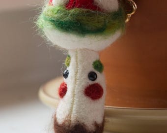 Mochi the Pocket Mushroom Weighted Plush Keychain