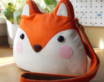 Fable the Fox Handmade Felt Bag