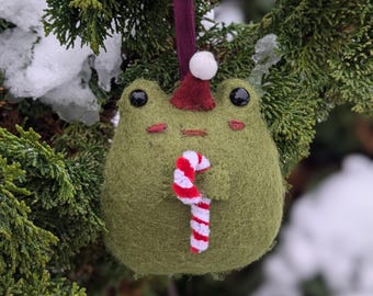 Tommy the Christmas Toad Ornament