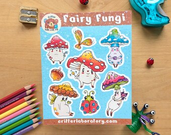 Fairy Fungi Friends Sticker Sheet