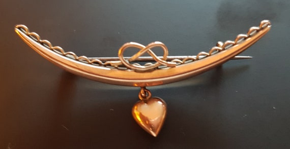 Edwardian 9ct Rose Gold Broach