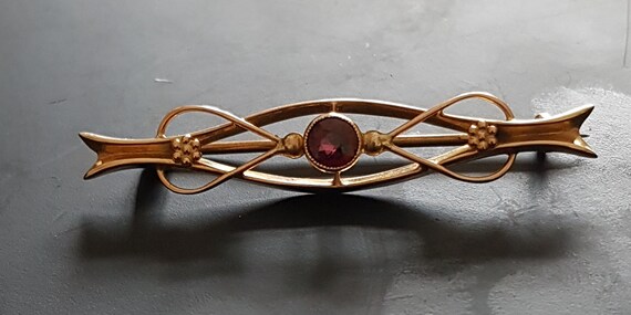 Edwardian 9ct Gold Broach