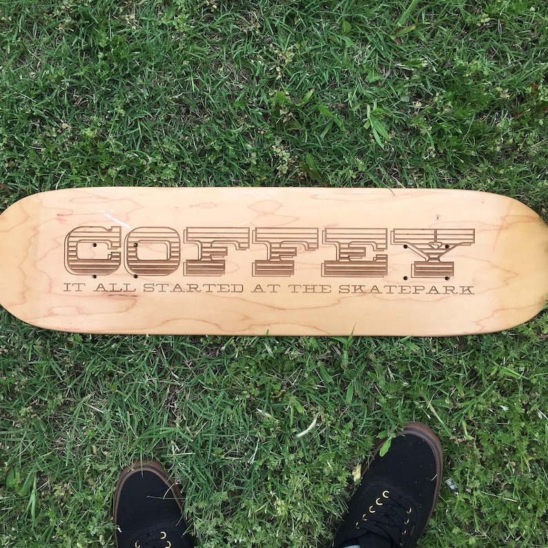 Personalized Laser Engraved Skateboard Deck Etsy
