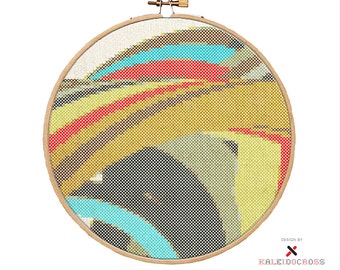 Eames Swatches Swirls One (Cross-stitch Pattern)