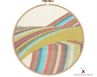 Eames Swatches Swirls Two (Cross-stitch Pattern)