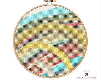 Eames Swatches Swirls Three (Cross-stitch Pattern)