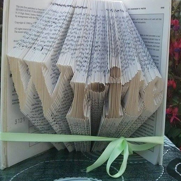Read Book Folding Pattern Etsy