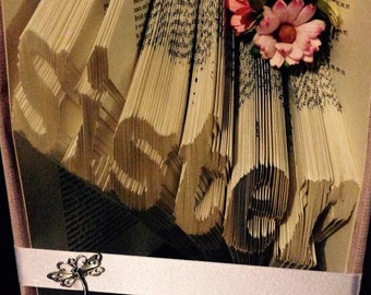 Book folding pattern for Sister + FREE TUTORIAL