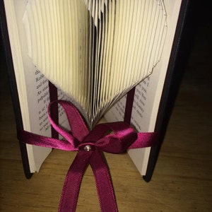 Beginners Book Folding Pattern for a Heart FREE TUTORIAL image 3