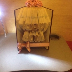 Book folding pattern for &quot;Happy 60th&quot; 252 folds! +Free tutorial