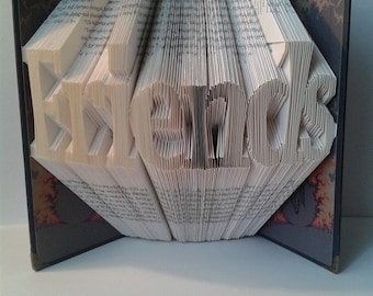 Book folding pattern for "Friends" +FREE TUTORIAL