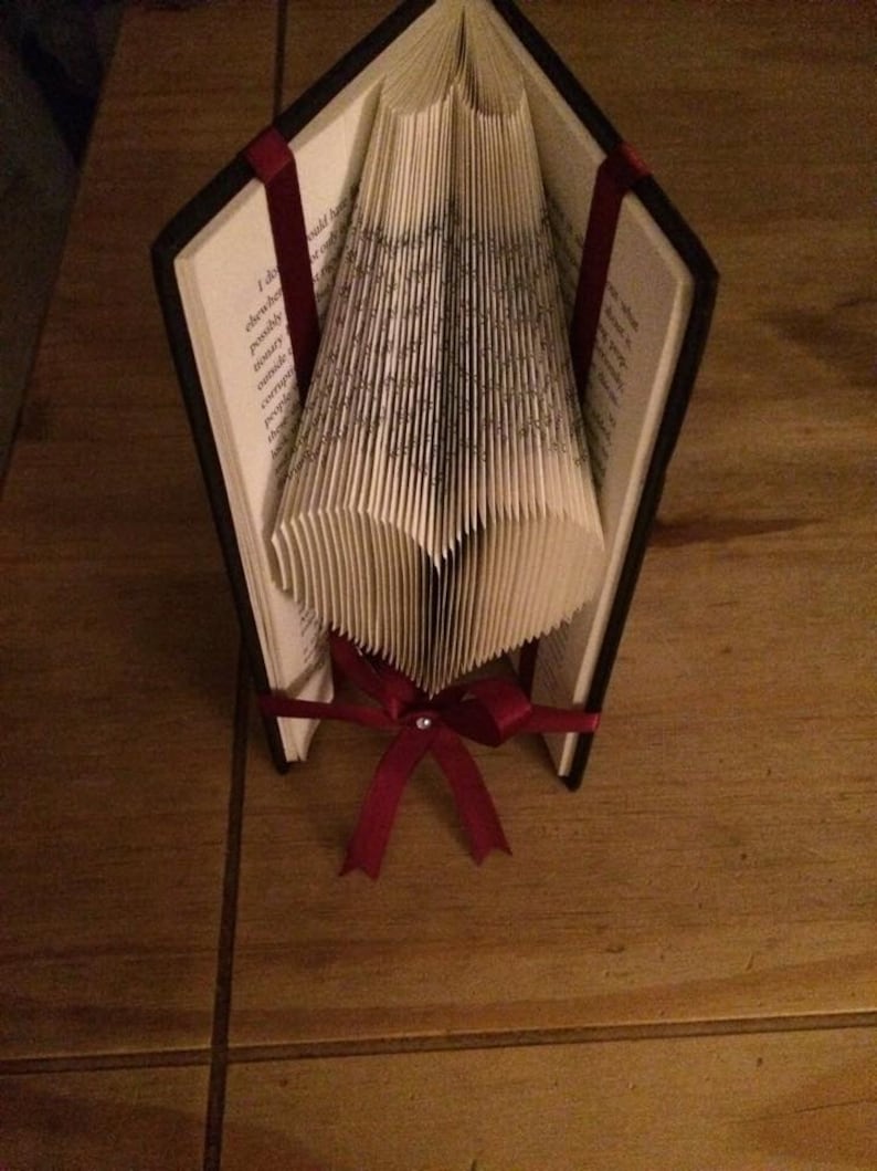 Beginners Book Folding Pattern for a Heart FREE TUTORIAL image 2