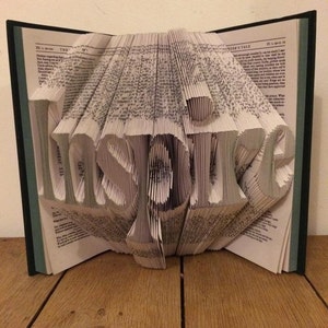 Boekvouwpatroon voor "Inspire" + gratis tutorial