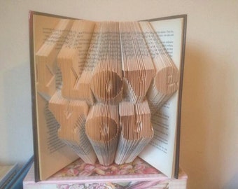 Book Folding Pattern for "I Love You" +FREE TUTORIAL