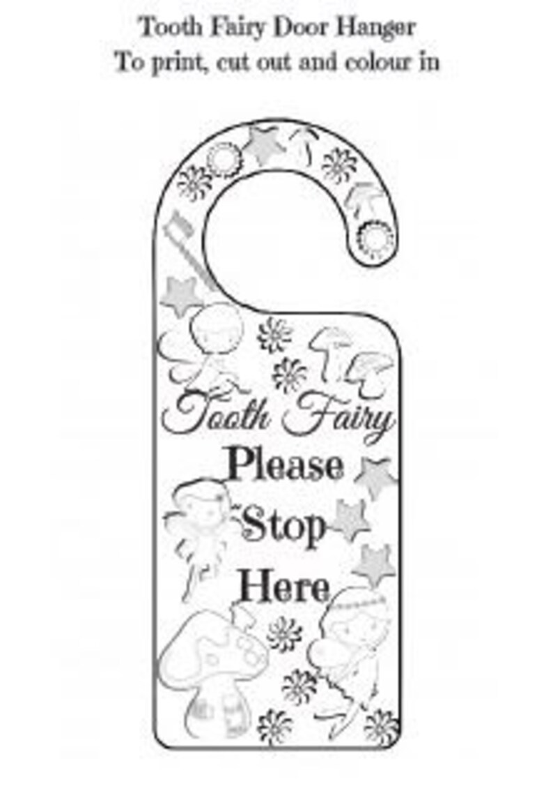 toothfairy letter black and white toothfairy letter black and white