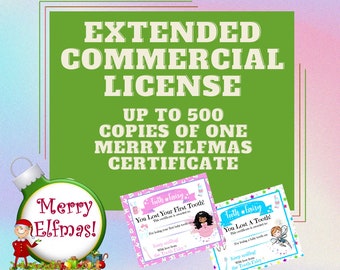 Merry Elfmas Extended Commercial License for up to 500 copies/sales