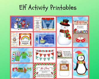 Elf Activity Printables, Elf Activities, Elf Printables