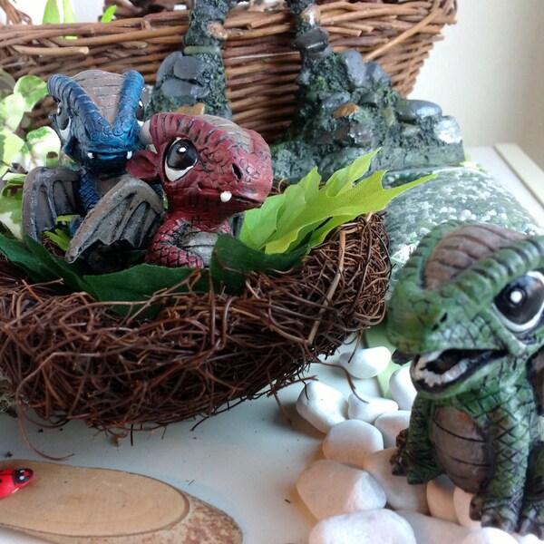 Fairy Garden Kit Alternative, Baby Dragon Garden, DIY Miniature Garden Kit