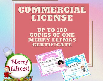 Merry Elfmas Commercial License for up to 100 copies/sales