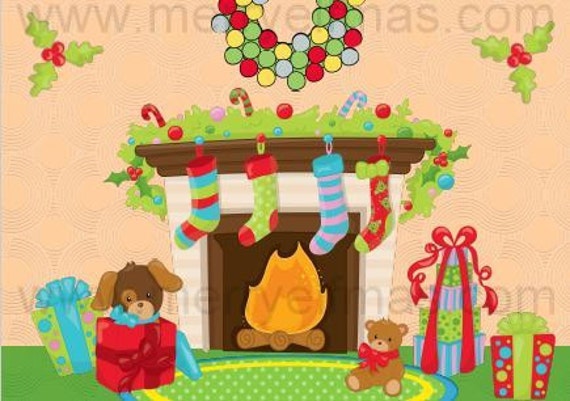 Elf Antic Fireplace Scene Setter Elf Printable Fun Christmas Etsy