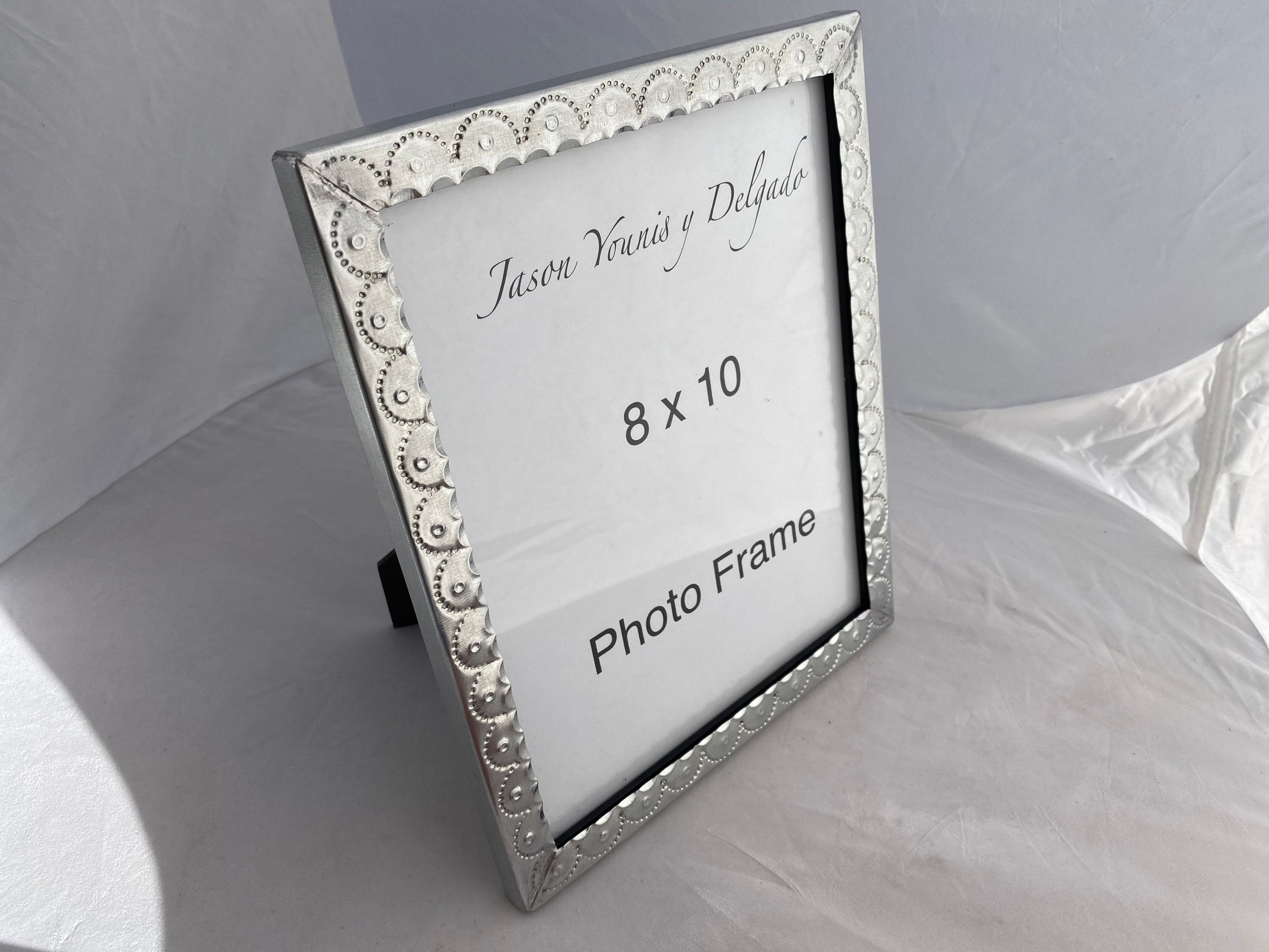 8x10 Handcrafted Tin Picture Frame Perfect for a 10th Wedding Etsy