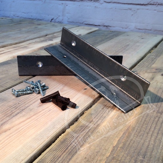 Metal Brackets For Wall Mounted Alcove Or Corner Shelf Mount Image 0