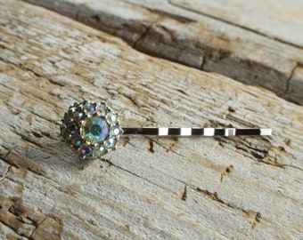 bling wedding Hairpin gem Hair Pin steampunk jewelry glam Bobby Pin steampunk gift hair pin glam girl hair pin