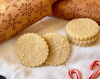 Snowflake Embossed Rolling Pin RPL-02