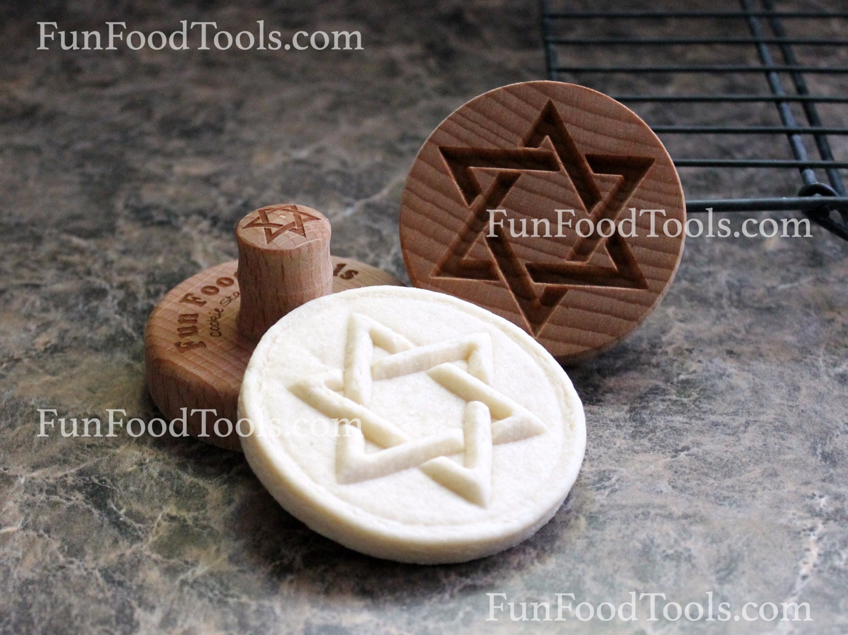 The Kosher Cook Star of David Shaped Silicone Molds for Baking