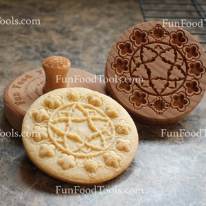 Exeter Cathedral 3 inch Large Wood Cookie Stamp Mold CS8-022