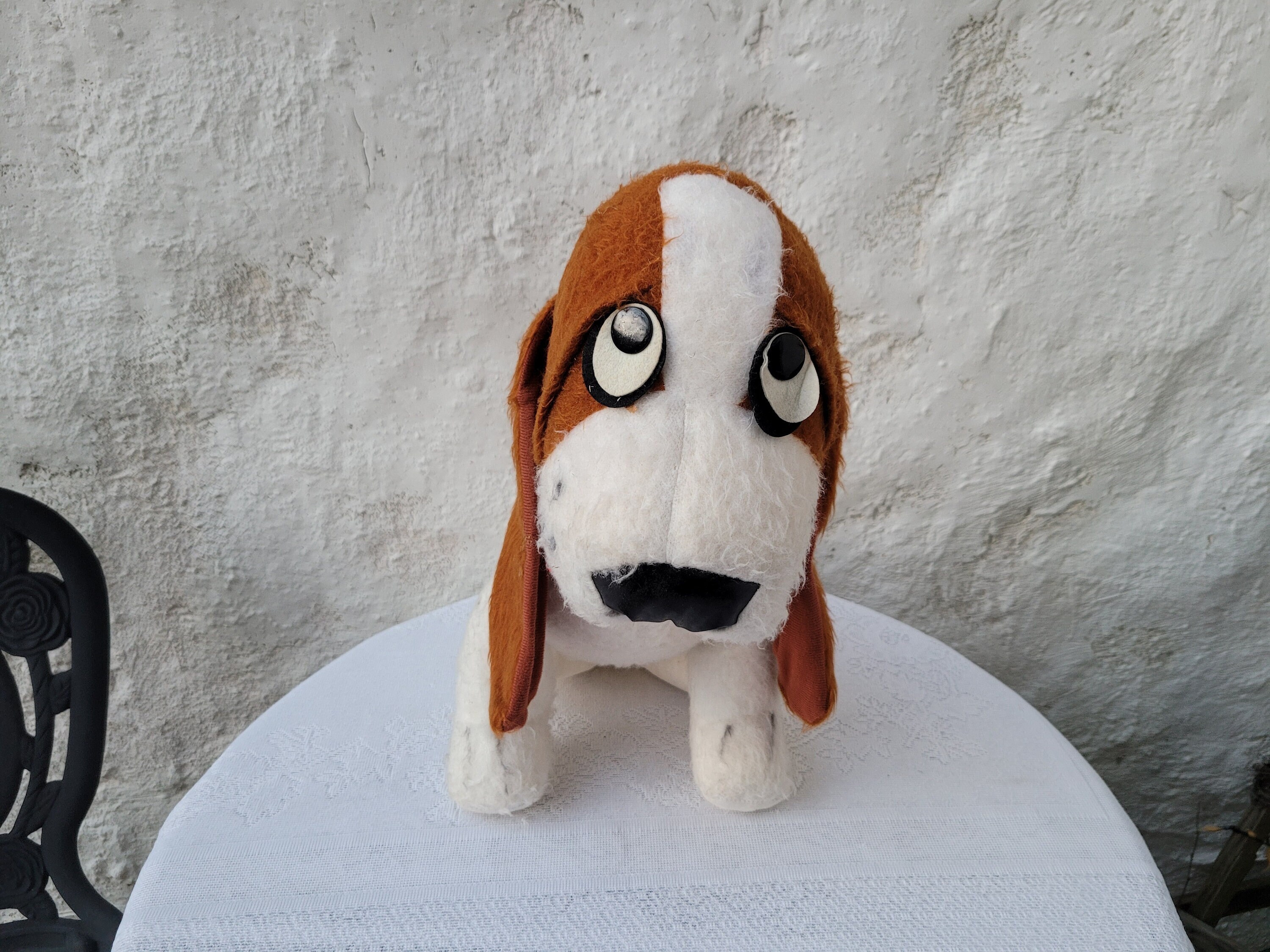 basset hound stuffed animal 90s