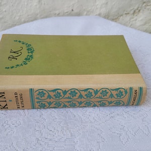 Kim by Rudyard Kipling, Vintage Hardback Book, Macmillan & Co. image 3