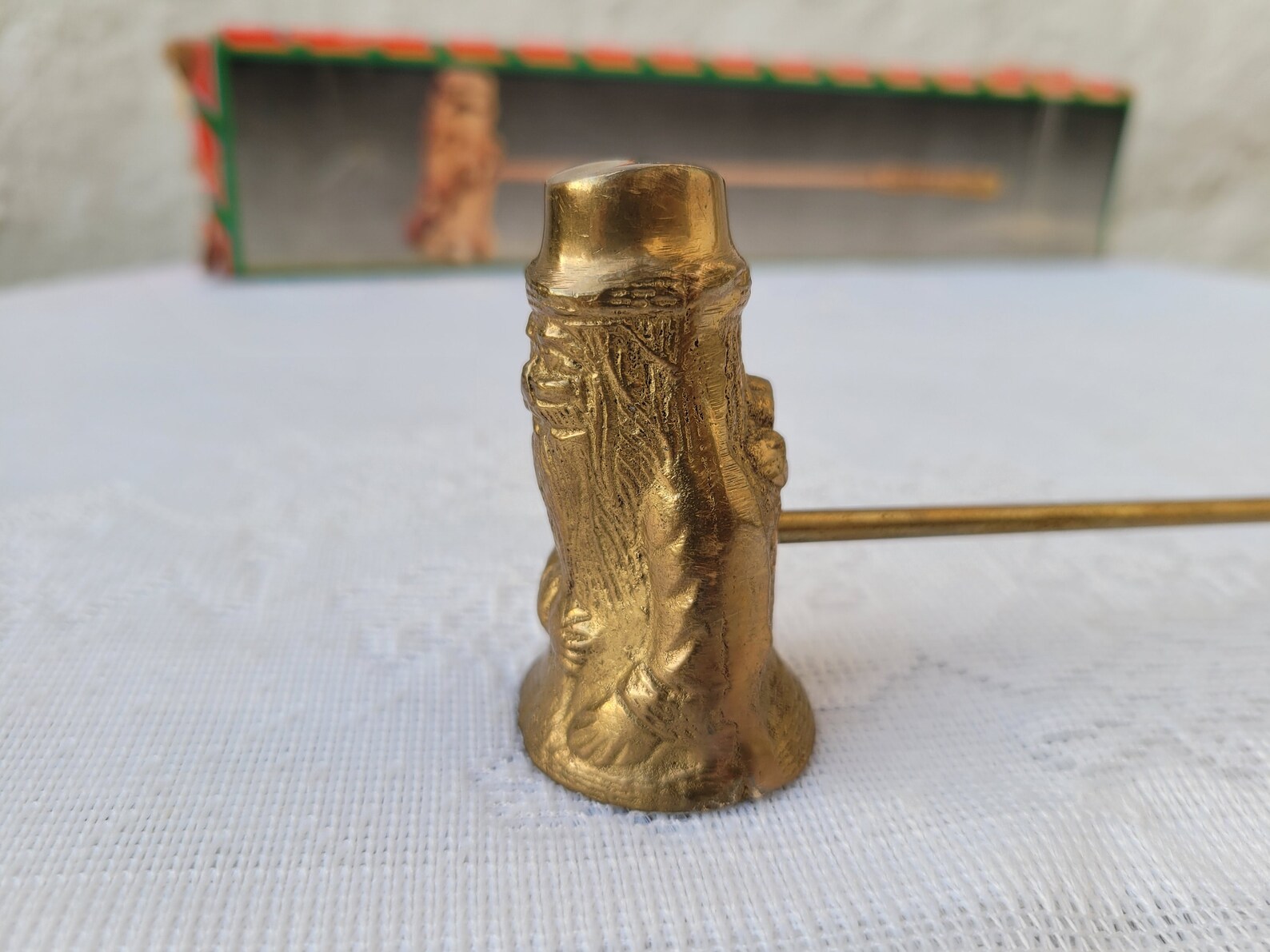 Solid Brass Candle Snuffer Made in India Santa Claus Old Etsy