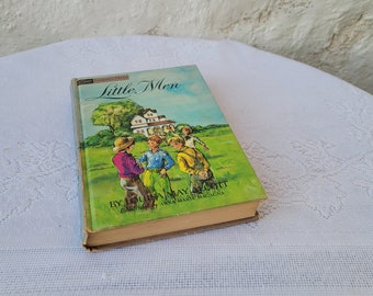 Little Men, Louisa May Alcott, Vintage Book, Illustrations by Anna Marie Magagna, Companion Library, Grosset & Dunlap 1963