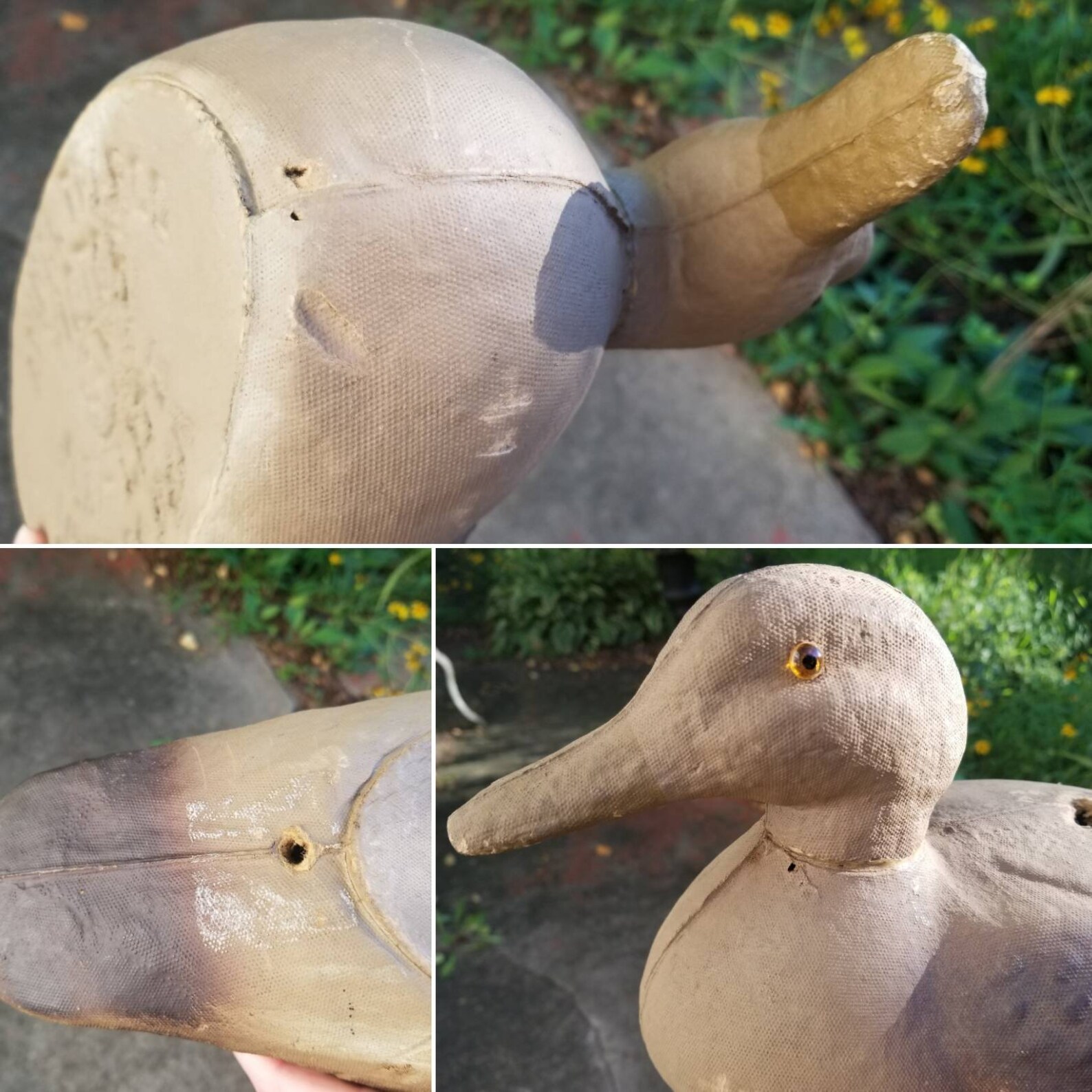Animal Trap Co. Duck Decoy Victor Verilite Paper Mache Duck Etsy