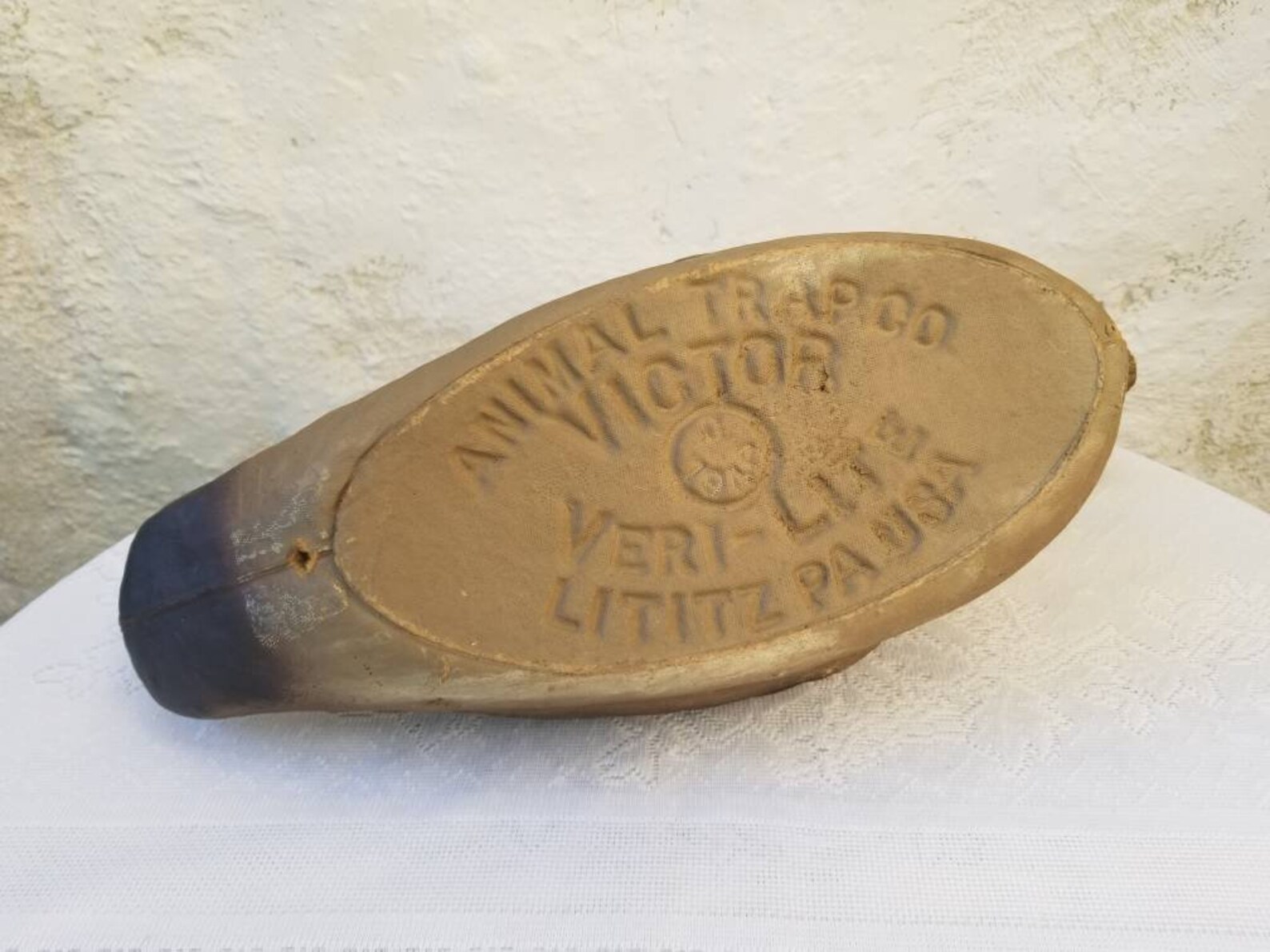 Animal Trap Co. Duck Decoy Victor Verilite Paper Mache Duck Etsy