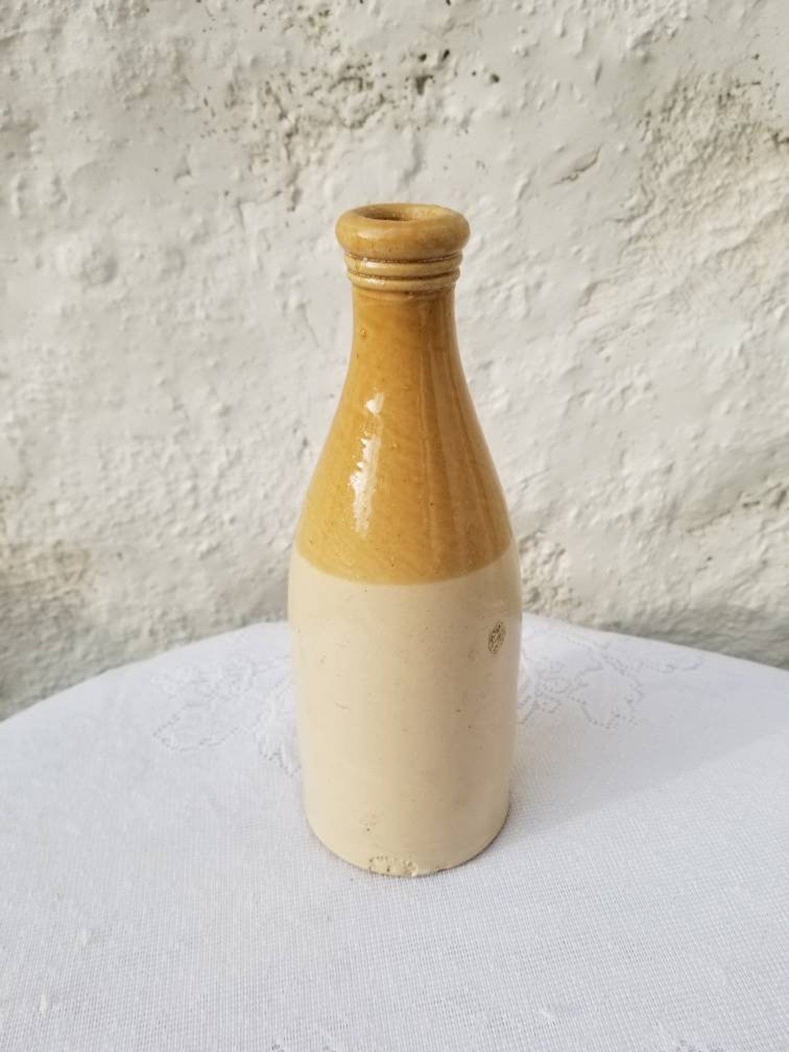 Antique Stoneware Beer Bottle Jug Ginger Bottle Ale Stamped Etsy