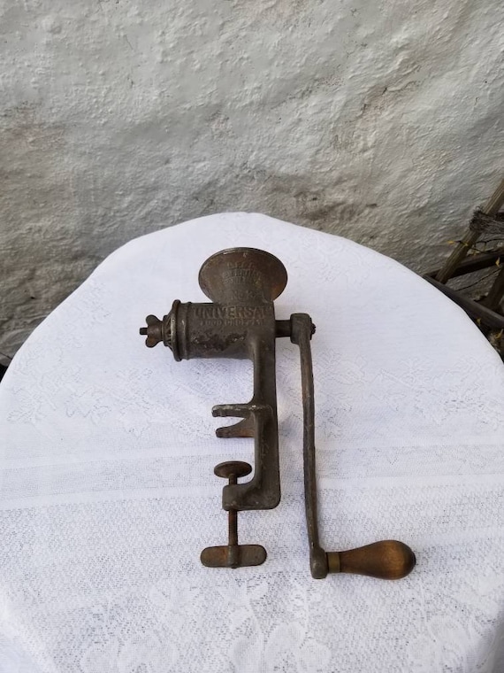 Antique Universal Food Chopper No 3, Meat Grinder, Cast Iron