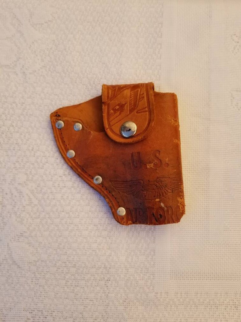 1950 S Halco Cap Leather Holster Jet U Air Force Image 0