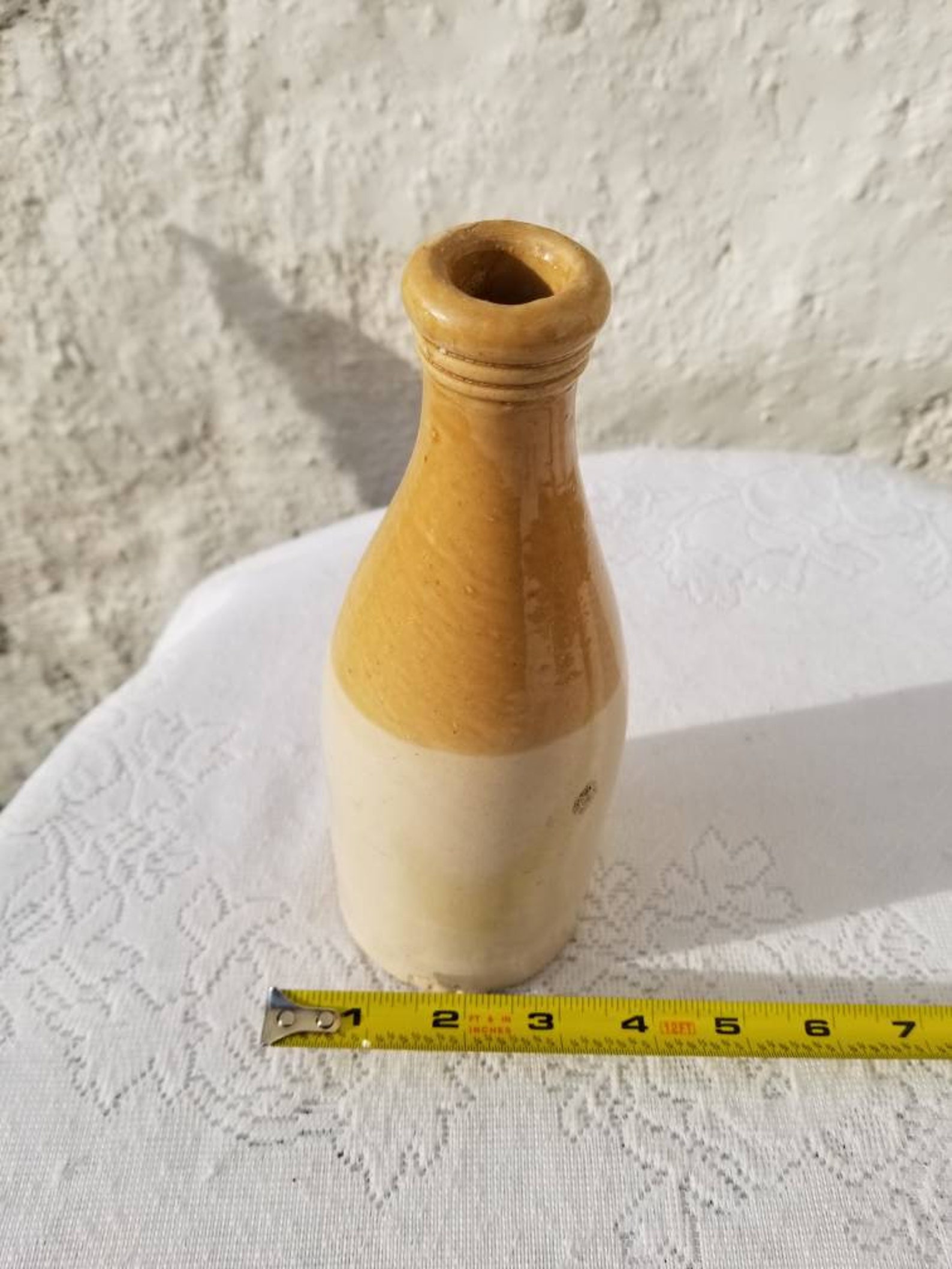Antique Stoneware Beer Bottle Jug Ginger Bottle Ale Stamped Etsy