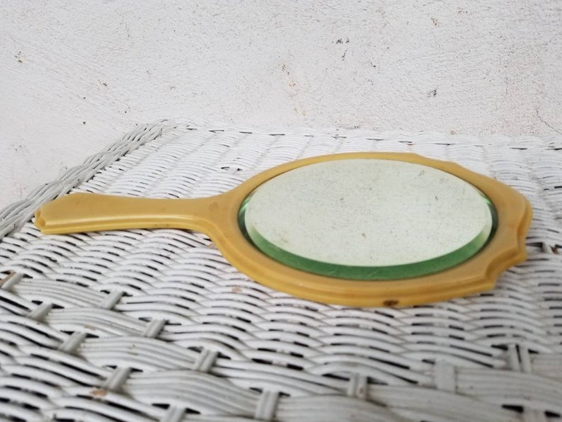 ivory pyralin hand mirror ivory pyralin hand mirror