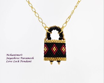 Love Lock Pendant Tutorial Instant Download