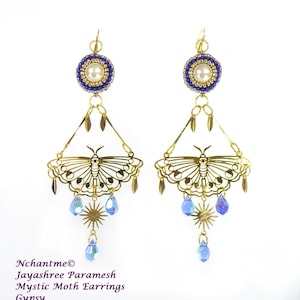 Mystic Moth Earrings Kit image 1