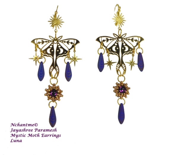 Mystic Moth Earrings Kit