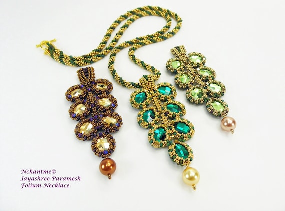 Folium Necklace Tutorial Instant Download