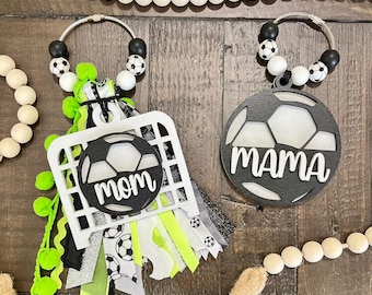 Personalized Soccer Bag Charm: Bogg Bag Tassel, Sports Gift