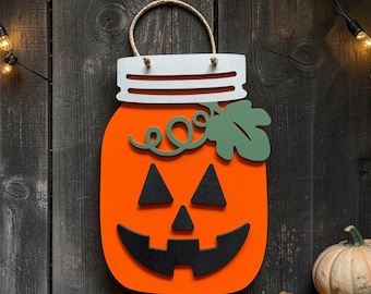 Handmade Halloween Wood Decor | Choose Your Design | Pumpkin, Ghost, Mummy, Frankenstein | Halloween Door Decor | Fall Decor