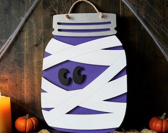 Handmade Halloween Wood Decor | Choose Your Design | Pumpkin, Ghost, Mummy, Frankenstein | Halloween Door Decor | Fall Decor