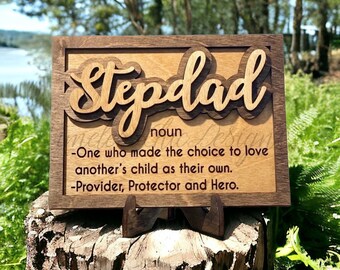 Cadeau beau-père, cadeau pour beau-père, expédition rapide, cadeau de fête des pères, papa renforcé, cadeau d'anniversaire pour beau-père, cadre beau-père