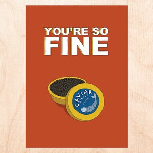 SO FINE - Caviar Love Card - Valentijnsdagkaart - Jubileumkaart